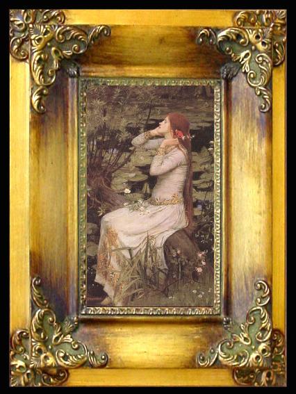 framed  John William Waterhouse Ophelia (mk41), Ta040